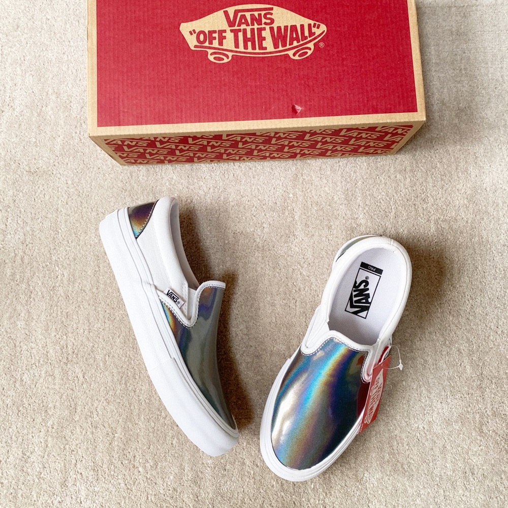 VANS Slip On Iridiscent Skate Shoes - Picture 6 of 10